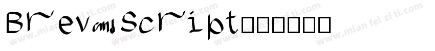 Brev Script字体转换